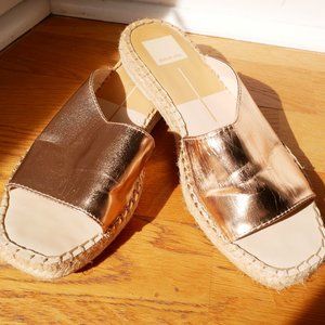 Dolce Vita Rose Gold Metallic Sandal